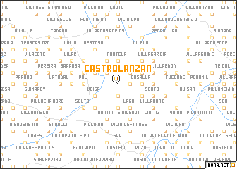 map of Castrolanzán