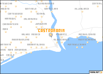 map of Castro Marim