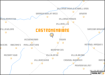 map of Castromembibre