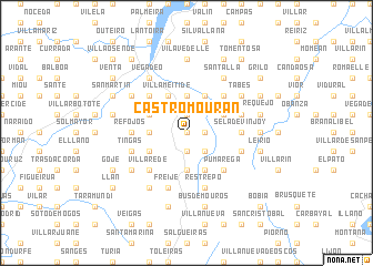 map of Castromourán