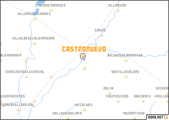 map of Castronuevo