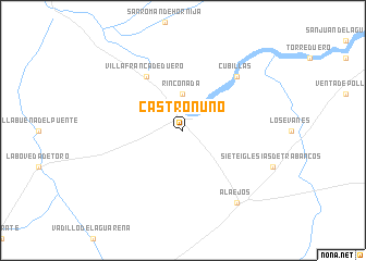 map of Castronuño