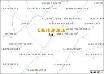 map of Castroponce