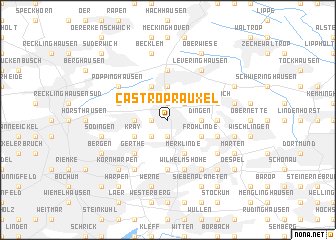 map of Castrop-Rauxel