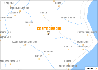 map of Castroregio