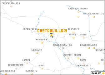 map of Castrovillari