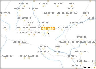 map of Castro