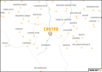 map of Castro