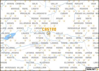 map of Castro