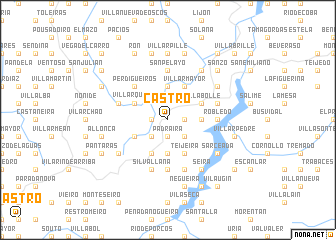 map of Castro