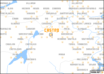 map of Castro