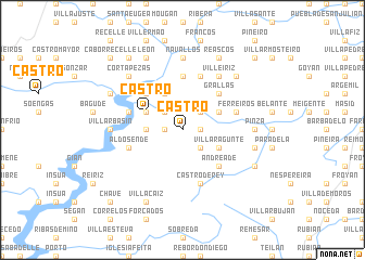 map of Castro