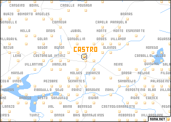 map of Castro