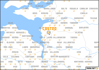 map of Castro