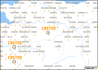 map of Castro