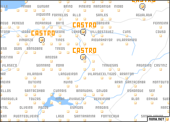 map of Castro