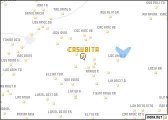 map of Casubita