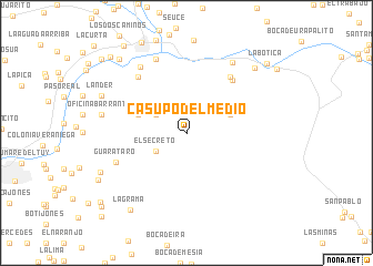map of Casupo del Medio