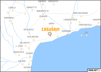 map of Casusain