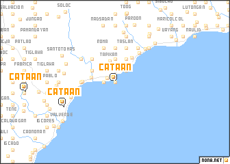 map of Cata-an