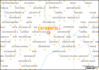 map of Catábà Fali