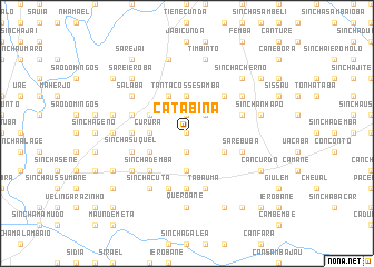 map of Catabinã