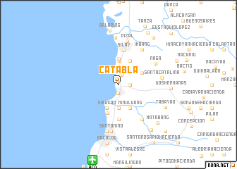 map of Catabla