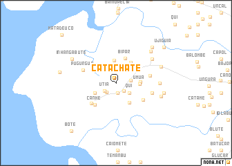 map of Catáchate