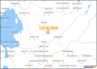 map of Catacora