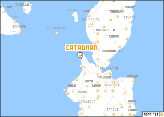 map of Catadman