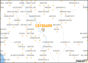 map of Catadupa