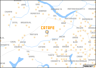 map of Catafe