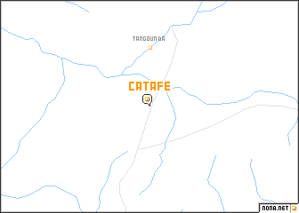 map of Catafé