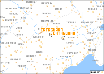 map of Catagdaan