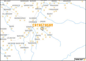 map of Catagtagan