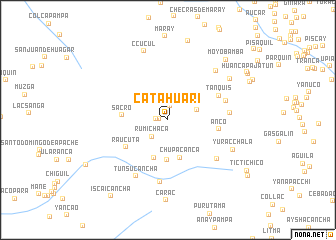 map of Catahuari