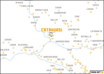 map of Catahuasi