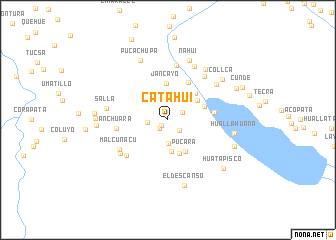 map of Catahui