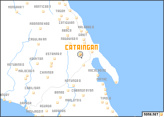 map of Cataiñgan