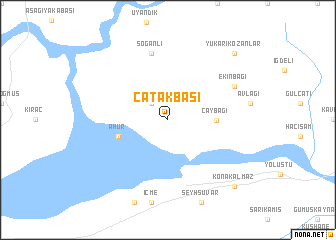 map of Çatakbaşı