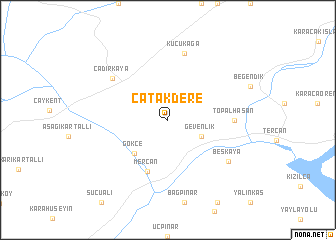 map of Çatakdere