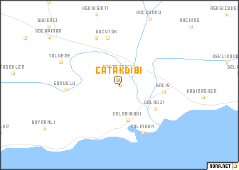 map of Çatakdibi