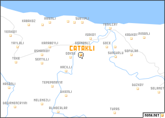 map of Çataklı