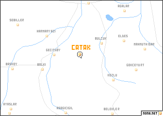 map of Çatak