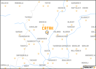 map of Çatak