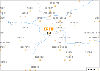 map of Çatak