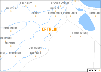 map of Catalán