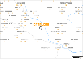 map of Çatalçam