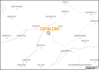 map of Çatalçam