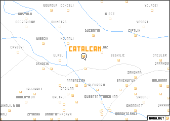 map of Çatalçam